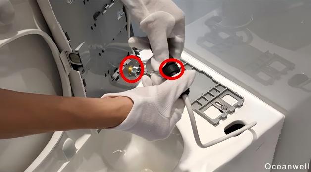 Electric bidet toilet seat