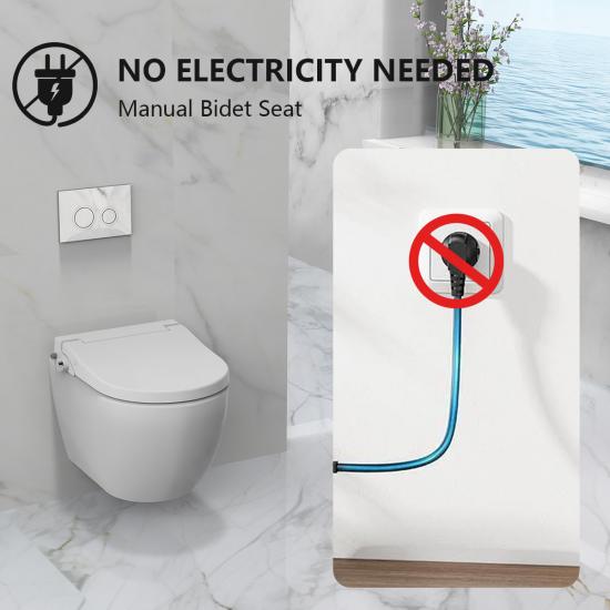 non electric bidet toilet seat